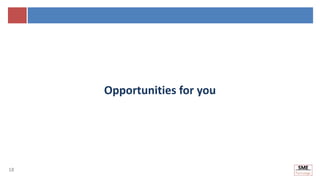 18
Opportunities for you
18
 