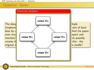 Codesmells for AspectJ