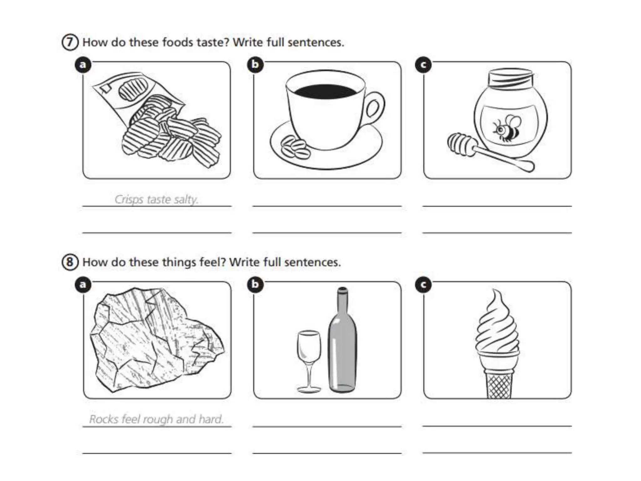 Smell taste and touch