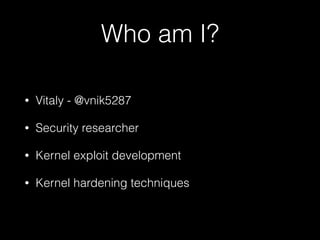 Linux SMEP bypass techniques | PDF