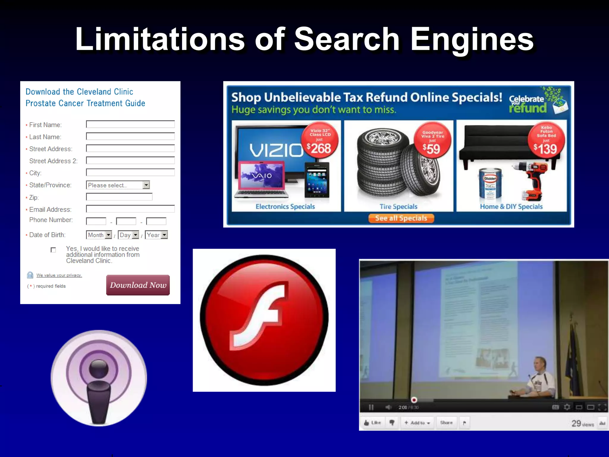 Limitations of Search Engines
 