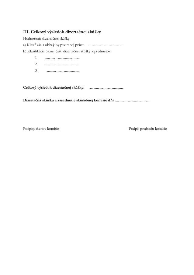 How should official document look like?