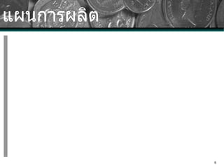 แผนการผลิต 