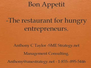 SME Strategy- Management Consulting