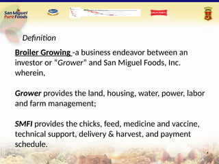 SMFI contract grower presentation for investors | PPTX
