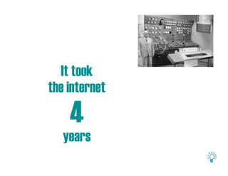 It took
the internet
    4
   years
 