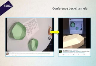 Conference backchannels
 