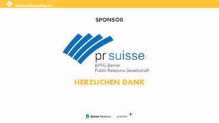 SOCIALMEDIAGIPFEL.CH
SPONSORING?
Social Media Gipfel
Jubiläums-Event
Merkblatt für
Sponsoring-Partner
5 .
 