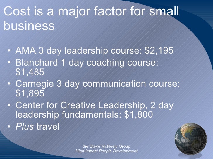 the Steve McNeely Group "Elevator Pitch"