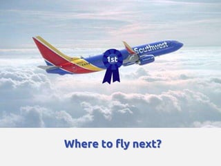 1st
Where to fly next?
 