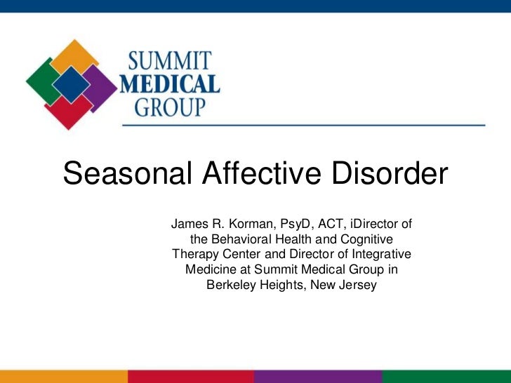 Seasonal Affective Disorder MedicalMonday Video