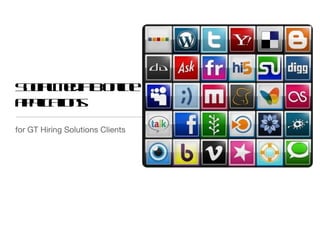 Social Media & online applications ,[object Object]