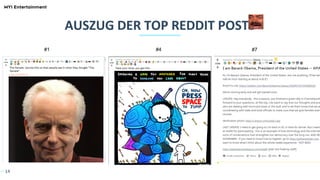 14
AUSZUG DER TOP REDDIT POSTS
#1 #4 #7
 