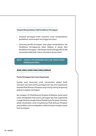 Surat Mohon Agensi Kongsi Informasi Kepada Ahli Usahawan