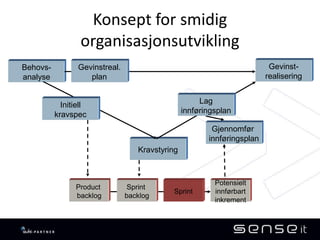 Ønsker ikke mange releaserSprintProduct backlogSprint backlogPot. innførbart inkrement