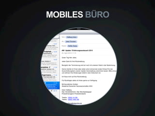MOBILES BÜRO

 