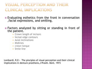 Smile analysis in vertical dimention:- factors to be considered when observed by orthodontist 