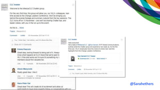 #SMiLELondon @Sarahethers
 