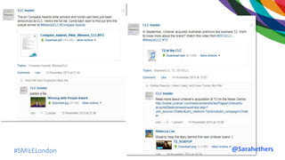 #SMiLELondon @Sarahethers
 