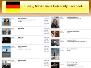 Ludwig Maximilians University Facebook
 