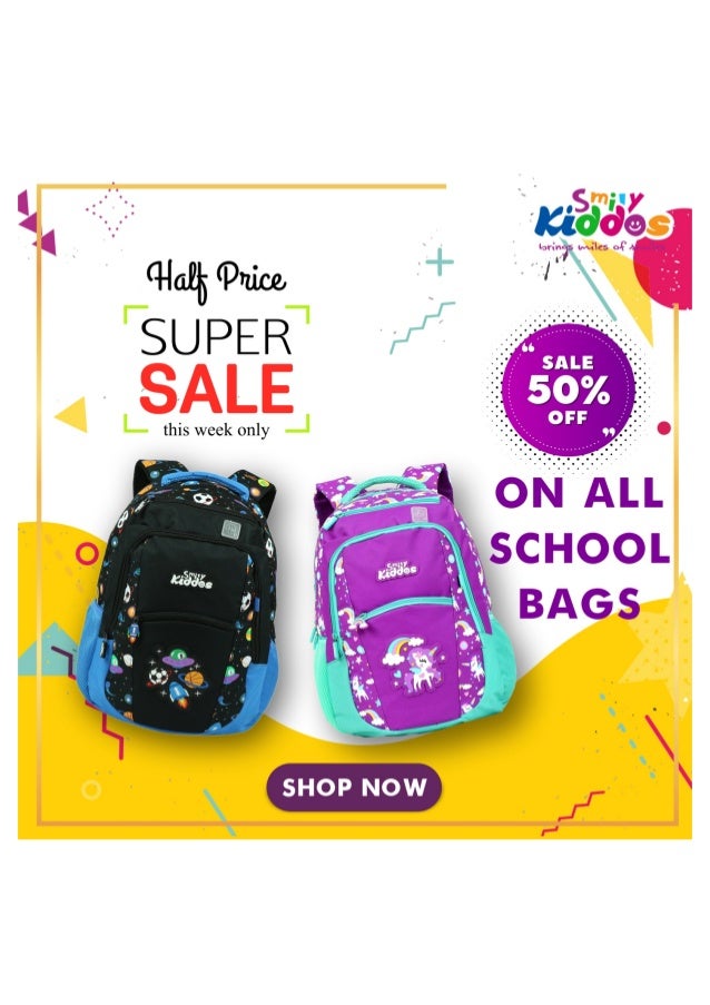 smily kiddos backpack