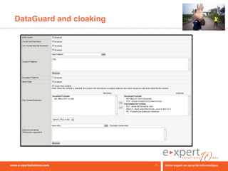 DataGuard and cloaking




                         10
 