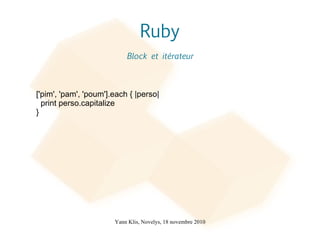 AJAX, Web2.0, etc Qu'apporte Ruby on Rails au développement web ? 