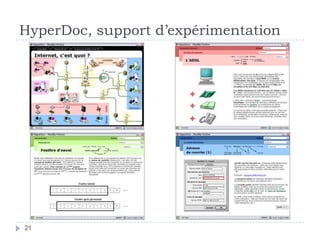 HyperDoc, support d’expérimentation21