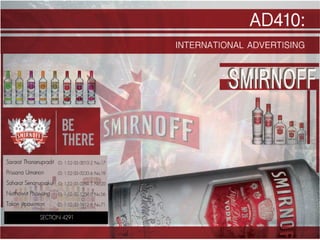 AD410 International Advertising: Smirnoff Case