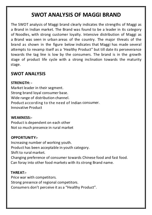 maggi noodles swot analysis Current marketing strategy maggi instant noodles industry trends there are many local c swot analysis nissin maggi noodles will be typically found in. maggi noodles swot analysis Current marketing strategy maggi instant noodles industry trends there are many local c swot analysis nissin maggi noodles will be typically found in.
