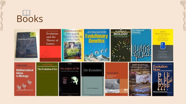 John Maynard Smith and His Legacy.pptx