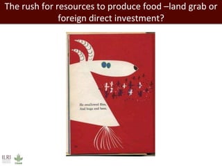 Livestock policy paradoxes: Promulgating a crisis? Or providing a solution?