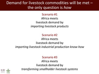 Livestock policy paradoxes: Promulgating a crisis? Or providing a solution?