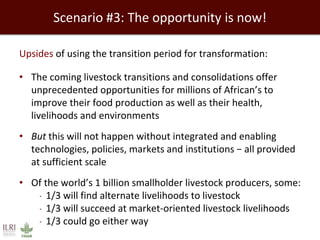 African animal agriculture: Grasping opportunities as a great livestock transition gets under way