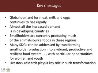 Achieving Agenda 2030: Livestock research and the transformation of small-scale production 