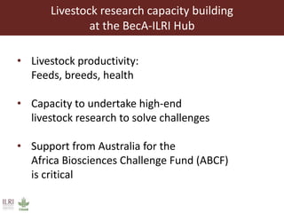 Achieving Agenda 2030: Livestock research and the transformation of small-scale production 