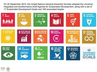 Achieving Agenda 2030: Livestock research and the transformation of small-scale production 