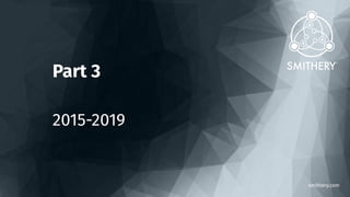 smithery.com
Part 3
2015-2019
 