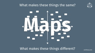 smithery.comWhat makes these things different?
What makes these things the same?
Maps
 