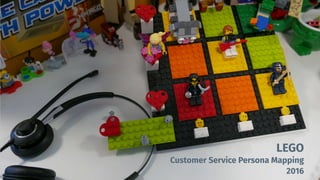 smithery.com
LEGO
Customer Service Persona Mapping
2016
 