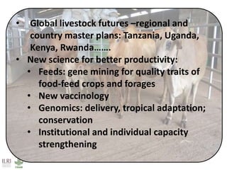 Better lives through livestock