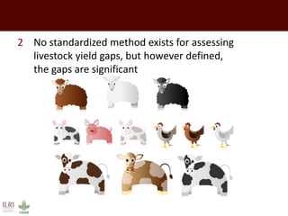 Closing livestock yield gaps in the developing world: Imperatives for people and the planet