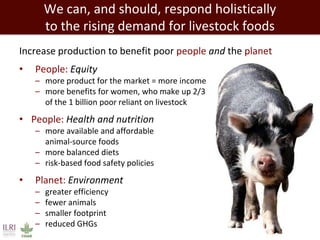 Closing livestock yield gaps in the developing world: Imperatives for people and the planet
