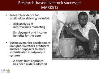 Closing livestock yield gaps in the developing world: Imperatives for people and the planet