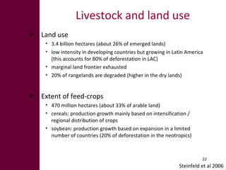 The global livestock sector: Opportunities and challenges