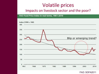 The global livestock sector: Opportunities and challenges