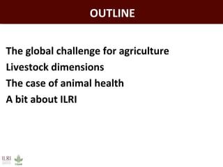 Livestock in developing countries: Animal health challenges and opportunities 