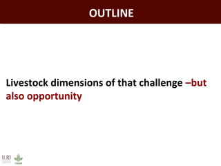 Livestock in developing countries: Animal health challenges and opportunities 