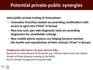 The developing world’s smallholder livestock sector   