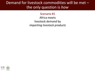 African animal agriculture: Grasping opportunities